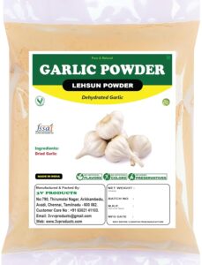 3V PRODUCTS Garlic Powder 25Gm | Dehydrated Garlic | Lehsun Powder | Ready to use | Farm Fresh | Zero added Colours, Fillers, Additives & Preservatives | 100% Natural | for Flavorful Cooking (Pack Of 1)