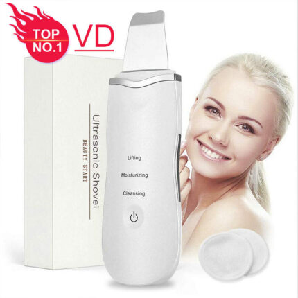 Electric Facial Dead Skin Sonic Cleaning Portable Ion Ultrasound Facial Spatula Face Peeling Cleaner Ultrasonic Skin Scrubber