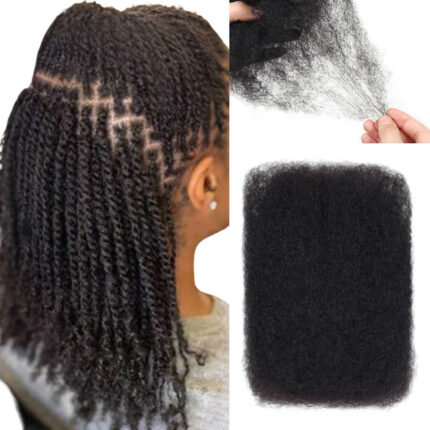 High Quality 100% Unprocessed Raw Afro Kinky Curly Virgin Human Hair Extensions Cuticle Aligned Bulk Dreadlock Vendor