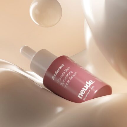 Neude SkinGenesis 30ml All in One Face Serum with 12% Actives – Lactic Acid, Niacinamide & Hyaluronic Acid; Reduces Dark Spots, Fine Lines, Protects Skin Barrier, For Men & Women, All Skin Types