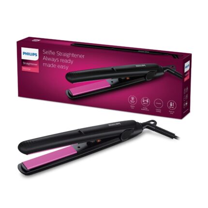 Philips Selfie Hair Straightener I Minimized Heat Damage with SilkPro Care I Ceramic Coated Plates I No.1 Preferred Hair Styling Appliance Brand I