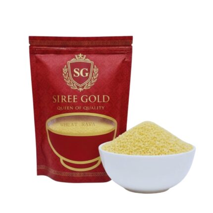 Siree Gold Premium Wheat Rava, Godhuma, Godhumai Rawa, Godhambu Rawa, Bansi rawa | Fresh & Pure Broken Wheat (Daliya) | Healthy & Nutritious Rava for Upma, Khichdi, Porridge & Daily Cooking (1kg)