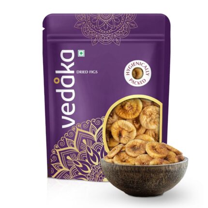 Vedaka Premium Dried Figs | 500 g | Dried Anjeer | Rich Source Of Fiber | Low in Fat | Healthy Snack | Ideal for Festive Gifting